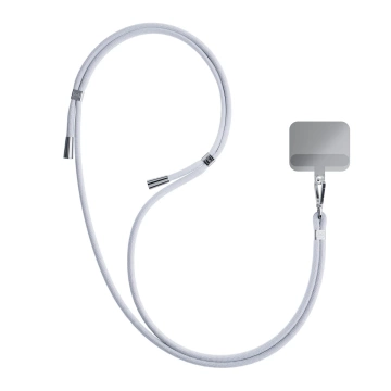 Universelles Smartphone-Lanyard 3mk EasyClip Grey (Silber)