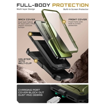 Etui Supcase UB Pro do iPhone 17 Air Guldan Pancerne z Klipsem