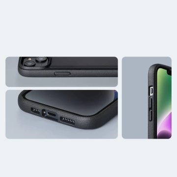 Raptic Slim Case iPhone 14 Plus Rückseite schwarz
