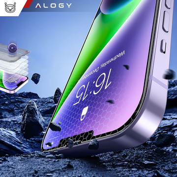 2x Szkło hartowane 9H do iPhone 15 / 15 Pro na ekran Alogy Screen Protector PRO+