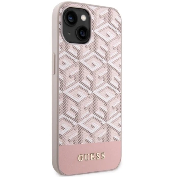 Etui Guess GUHMP14SHGCFSEP do iPhone 14 6,1" hard case GCube Stripes MagSafe