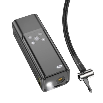 HOCO Przenośny Bezprzewodowy Kompresor / Sprężarka 5000mAh ZP7 Czarny