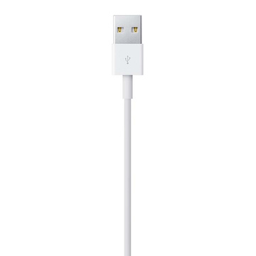 1 m schnelles USB-A-zu-Lightning-zu-Apple-Kabel Weiß