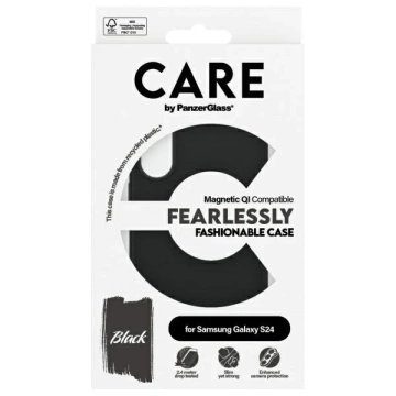 Etui do Samsung Galaxy S24 CARE by PanzerGlass Flagship Urban Combat White QI przezroczyste