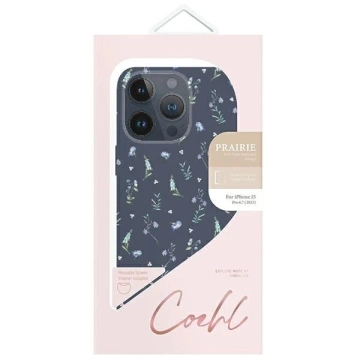 Etui Ochronne do iPhone 15 Pro Max UNIQ Coehl Prairie Granatowe