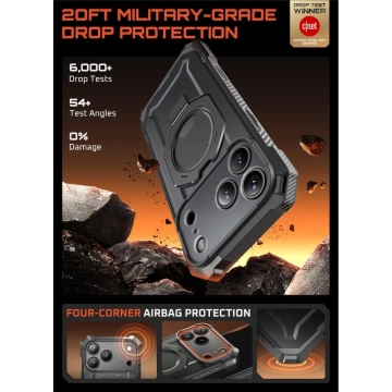 Etui Supcase UB Grip Mag MagSafe do iPhone 17 Pro Max, Grey