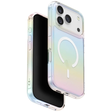 Etui Ochronne do iPhone 17 Pro UNIQ Iridescia MagClick Holo Quartz