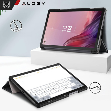 Tablet-Hülle für Lenovo Tab M9 2023 9" TB310XU TB310FU Gehäuse Case Alogy Book Cover Schwarz