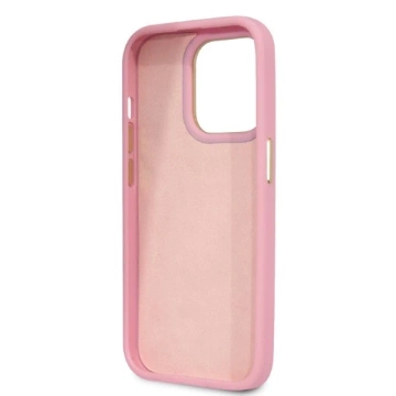 Etui Guess GUHCP14LHGCRHP do iPhone 14 Pro 6,1" hardcase Croco Collection