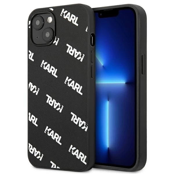 Karl Lagerfeld KLHCP13SPULMBK3 iPhone 13 mini 5,4" Hardcase Czarny/Schwarz Allover