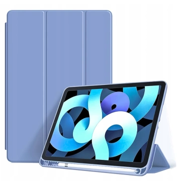 Etui do Apple iPad 10.2 9 gen 8/7 2021/2020/2019 Smart Pencil Case Alogy TPU obudowa na tablet Niebieskie + Szkło