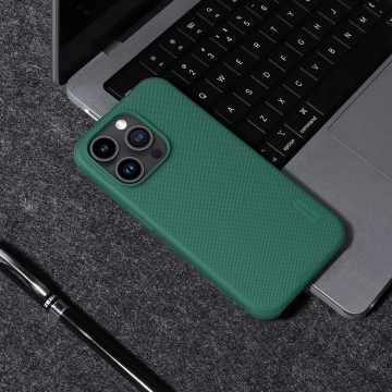Nillkin Super Frosted Shield Pro Magnetische Hülle für iPhone 15 Pro – Schwarz