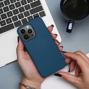 SILIKON-Hülle für Apple iPhone 15 Plus blau