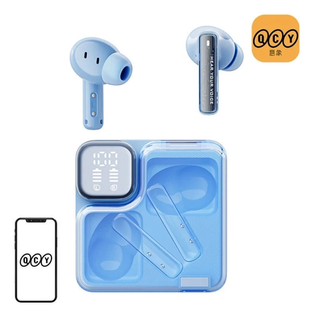 TWS QCY MeloBuds Neo T31 Ohrhörer (Blau)