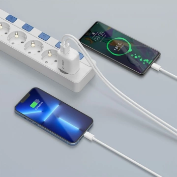Ładowarka Sieciowa 2xUSB Tech-Protect NCA20 20W PD QC3.0 Biała