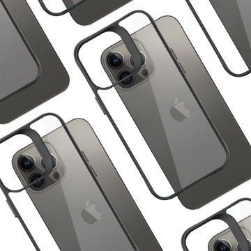 Etui + szkło ekran + obiektyw do iPhone 15 Pro Zestaw 3mk Comfort Set 4in1 case lens hartowane