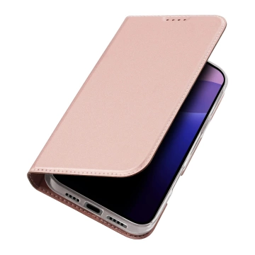 iPhone 16 Pro Max Dux Ducis Skin Pro Rosa Schutzhülle mit Flip