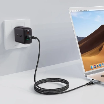 Acefast kabel USB Typ C - USB Typ C 2m, 100W (20V/5A) czarny (C4-03 Black)