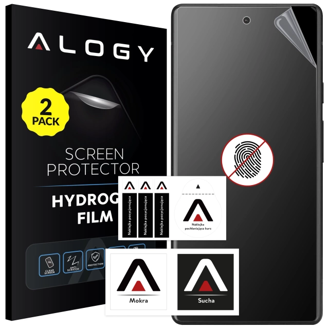 2x Folia "MATOWA" do Google Pixel 6a Hydrożelowa Alogy HydroSkin Matte Pro™ na ekran do etui "BEZ ODCISKU PALCÓW"