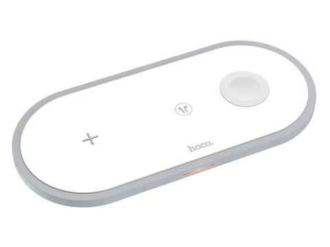 3in1 HOCO CW24 3IN1 Induktionsladegerät für iPhone / AirPods / Watch White