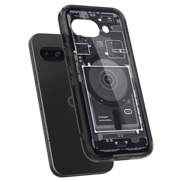 Etui do Google Pixel 9a Spigen Ultra Hybrid MagSafe Zero One Black