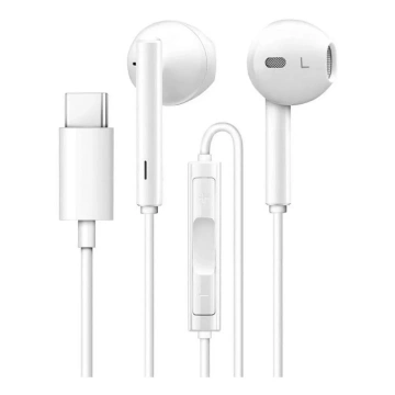Huawei CM33 USB-C Kopfhörer mit Mikrofon und Fernbedienung In-Ear Ergonomisch