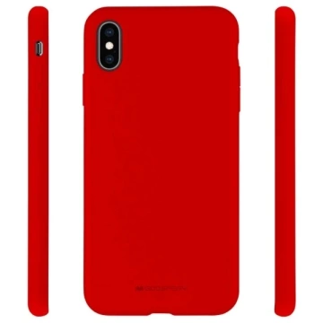 Etui na telefon Mercury Silicone do iPhone 14 czerwony/ red