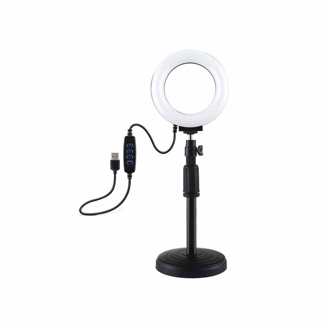LED-Ringleuchte mit verstellbarem Sockel Puluz PU391