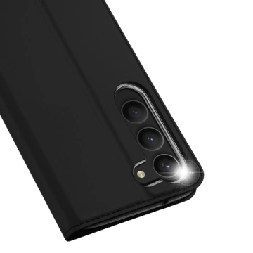 Etui na telefon Dux Ducis Skin Pro do Samsung Galaxy S23 pokrowiec z klapką portfel na kartę podstawka czarne