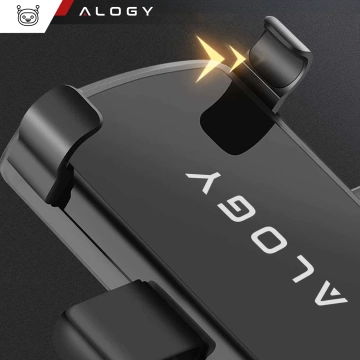 Uchwyt samochodowy do auta Alogy na telefon max 7.2 cali na lusterko kokpit osłonę czarny