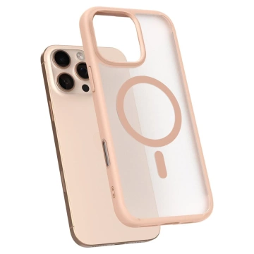 iPhone 16 Pro Spigen Ultra Hybrid „T“ Mag MagSafe Hülle Rosa