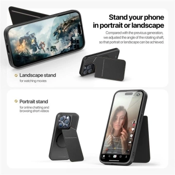 DUX DUCIS Rafi II Mag - etui back cover z podstawką kompatybilne z MagSafe do iPhone 15 Pro