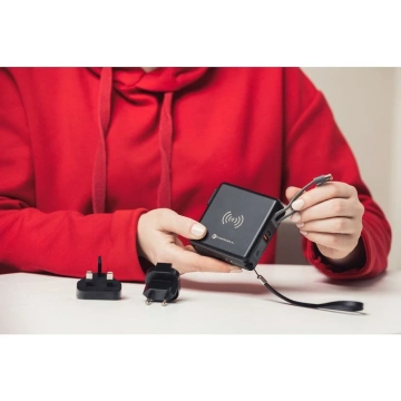 Ładowarka podróżna POWERBANK Forcell 5w1 10000mAh PD QC Wireless 