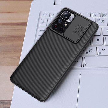 Etui Nillkin CamShield Hülle für Xiaomi Poco M4 Pro 5G Schwarz