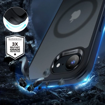 Etui für iPhone 16e ESR Classic Hybrid HaloLock MagSafe Frosted Black