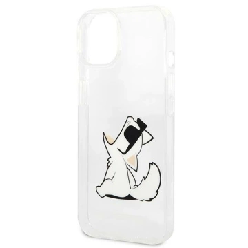 Etui ochronne na telefon Karl Lagerfeld KLHCP14MCFNRC do Apple iPhone 14 Plus 6,7" hardcase przeźroczysty/transparent Choupette Fun