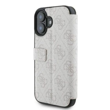 Guess 4G Metal Logo Book Case do iPhone 16 Plus 6,7″ – Pink