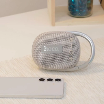 Głośnik Bluetooth HOCO HC17 5W 2h z Karabińczykiem Szary
