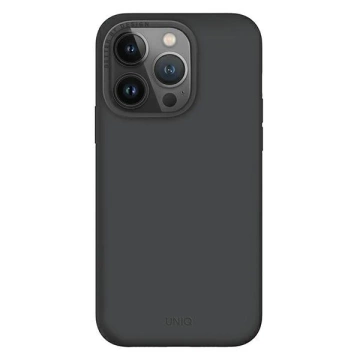 Etui UNIQ etui Lino Hue do iPhone 14 Pro Max 6,7" Magclick Charging szary/charcoal grey