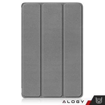 Etui na tablet Lenovo Tab M9 2023 9" TB310XU TB310FU Alogy Book Cover Case obudowa ochronne Szare + Szkło