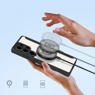 Etui Portfelowe do Samsung Galaxy S25 Ultra Dux Ducis Skin X Pro Czarne