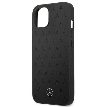 Etui Mercedes MEHCP13SPSQBK do iPhone 13 mini 5,4" hardcase Leather Stars Pattern