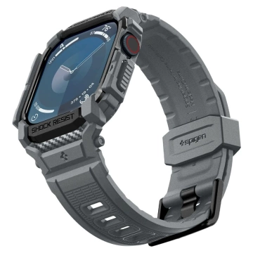 ETUI Z PASKIEM DO APPLE WATCH 10 (46MM) DARK GREY SPIGEN RUGGED ARMOR PRO