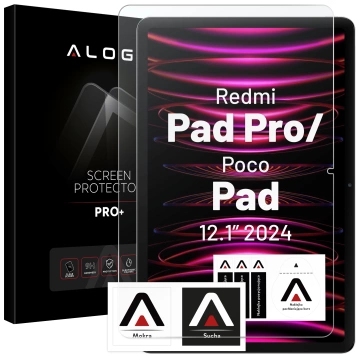 Gehärtetes Glas für Redmi Pad Pro / Poco Pad 12,1" 2024 Alogy Heavy Pro™️