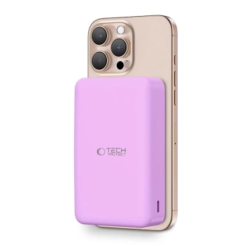 Powerbank Tech-Protect PB12 LifeMag 20000mAh MagSafe Lilac 15W