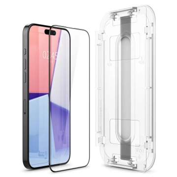 Gehärtetes Glas spigen glas.tr „ez fit“ fc iPhone 15 Pro Max schwarz