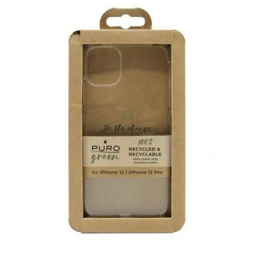 Etui na telefon Puro GreenRecycled ECO do iPhone 12/12 Pro transparent