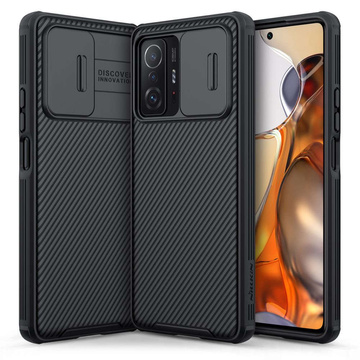 Etui obudowa Nillkin CamShield Pro do Xiaomi Mi 11T/ 11T Pro Black + Szkło