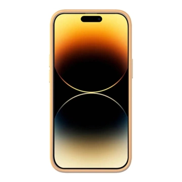 Zestaw Etui Baseus Liquid Silica Gel do iPhone 14 Pro Max (żółte) + szkło hartowane +z estaw czyszczący