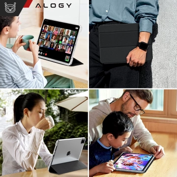 Etui Alogy New Book Cover Case do  Apple iPad Air 13" 2024/2025, iPad Pro 12.9" 2018-2022